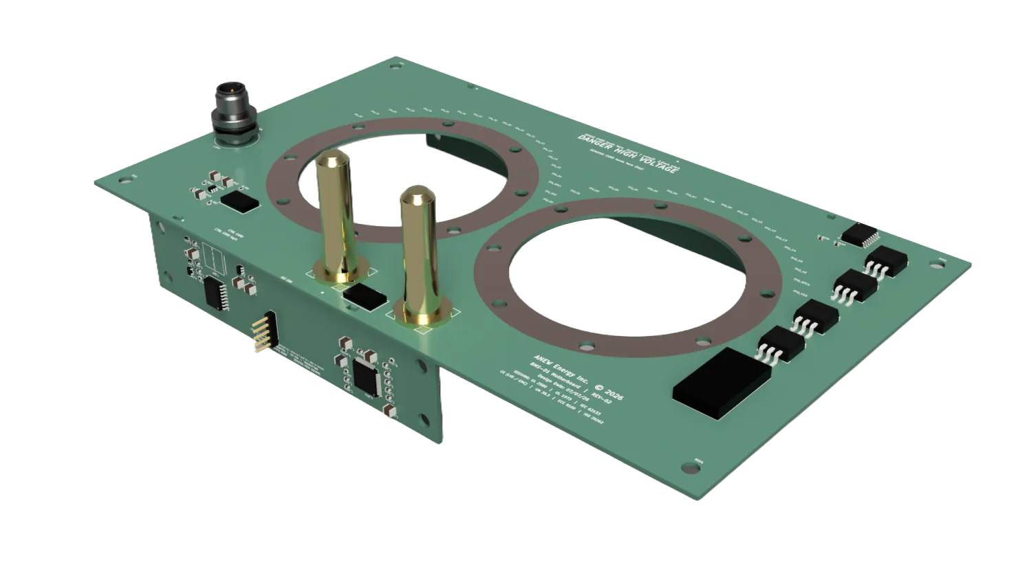 ANEW's Any Energy Technology electronics — the in-house engineered power board at the heart of every product