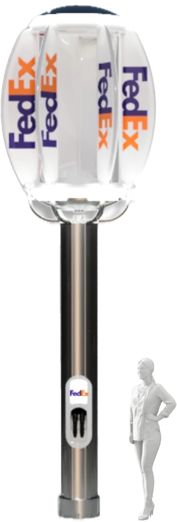 Concept rendering of a private-label ANEW EV Power Pole for FedEx